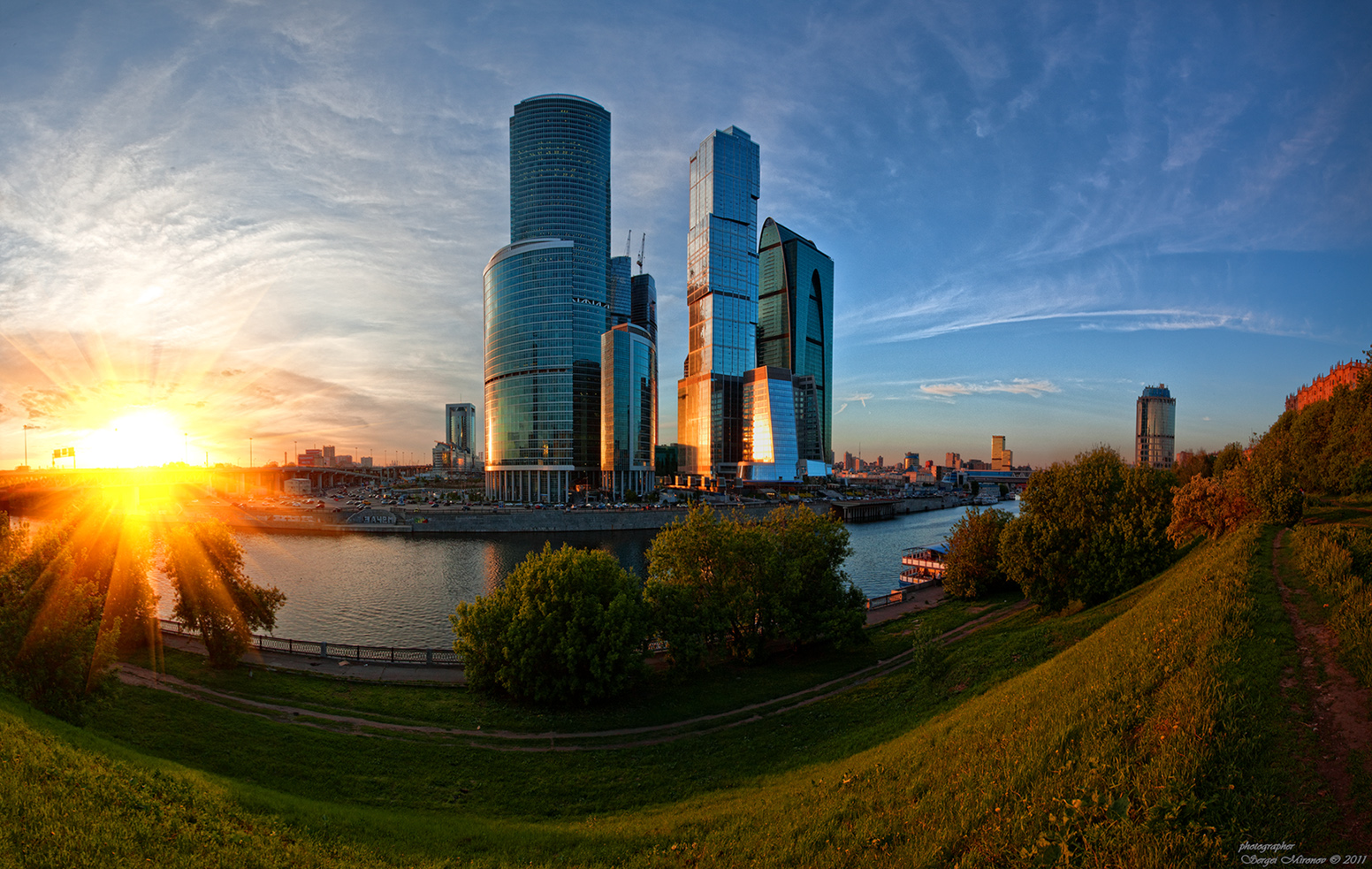 Москва Сити 2020 рассвет