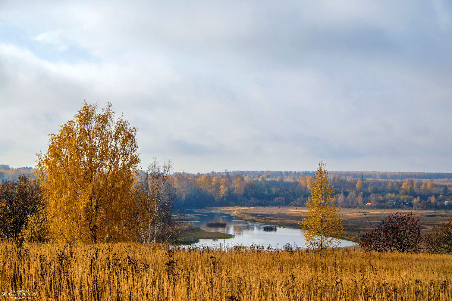 Природа осенняя в городе Мантурово Костромской области