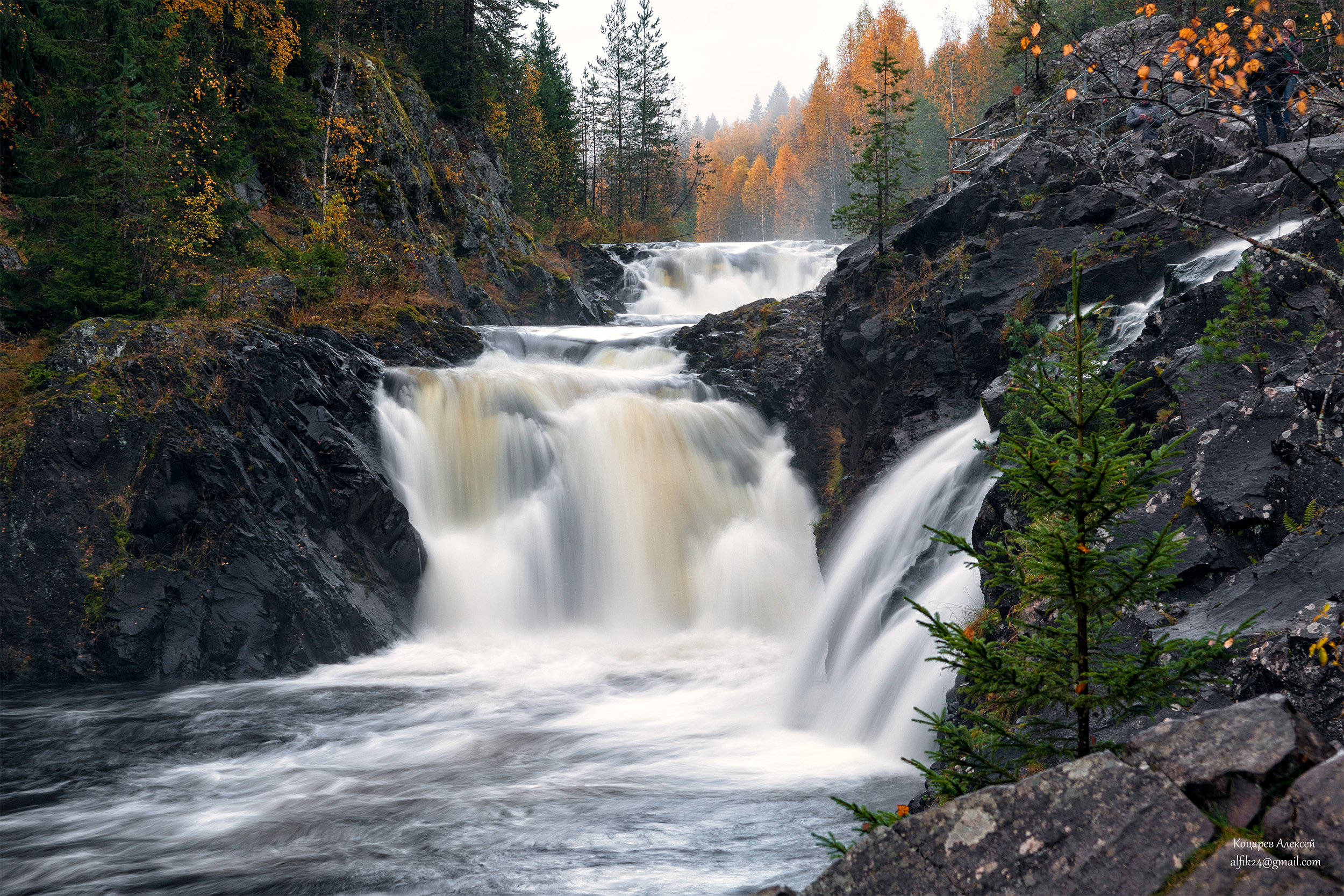 Водопад кивач в карелии фото